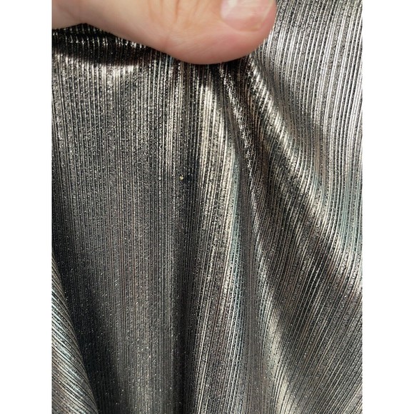 Others Follow Women's Brown Metallic Blouse Size Large - Picture 4 of 7